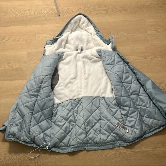 Quechua by Decathlon Light Blue Women’s Hooded Waterproof Winter Jacket - Picture 9 of 15